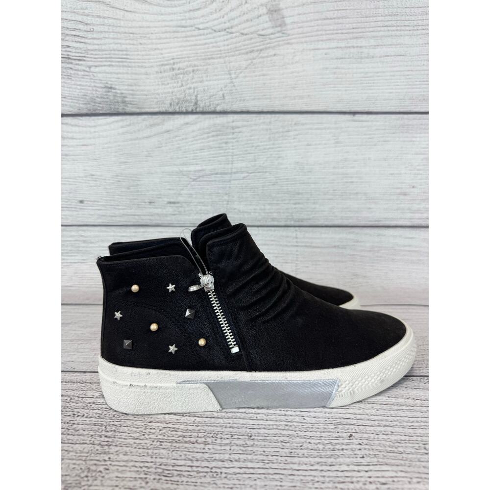 Blowfish Women's Black Wave-Zip Platform Sneaker Booties Size 10 - Picture 6 of 11